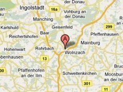 Google-Maps Kartenauschnitt