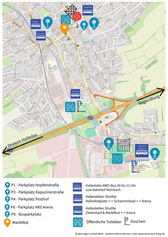 Grossansicht in neuem Fenster: Plan Start-Ziel-Parken-Shuttle 2026 Grossansicht in neuem Fenster: Plan Start-Ziel-Parken-Shuttle 2026