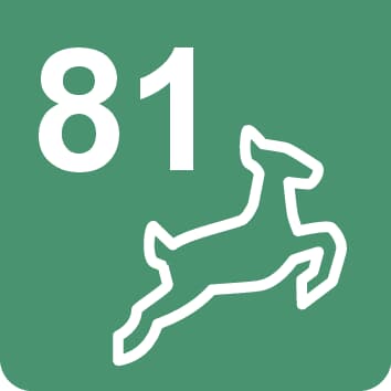 Nr. 81 Wanderweg - 3,5 km Nr. 81 Wanderweg - 3,5 km
