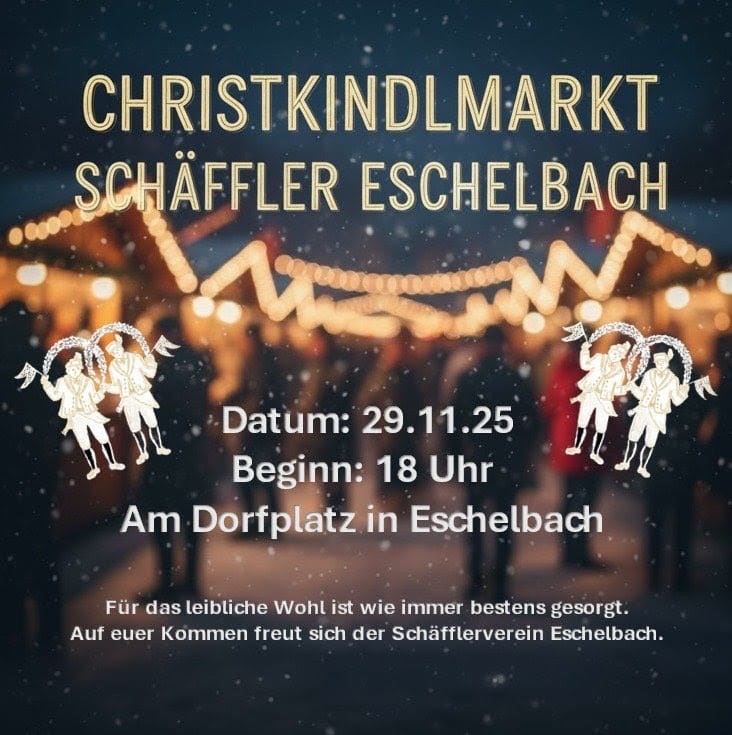 Grossansicht in neuem Fenster: Christkindlmarkt Schäffler Eschelbach