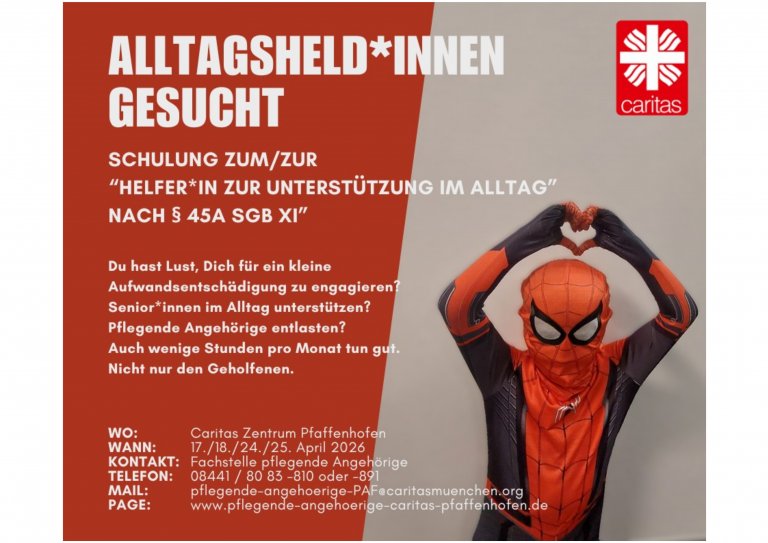 Caritas Anzeige Alltagshelden gesucht